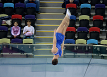 Bakıda batut gimnastikası üzrə FIG Dünya Kubokunun ilk yarış günü start götürüb. Azərbaycan, 5 mart, 2016